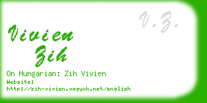 vivien zih business card